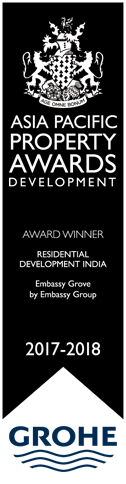 Asia Pacific International Property Award 2017-2018 for the "Residential Development - India"